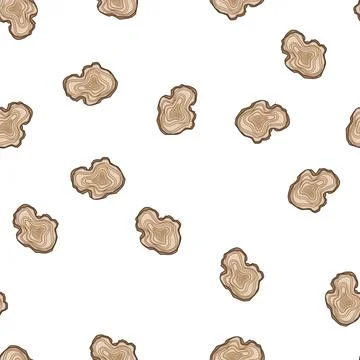 Pattern environment tree rings cartoon vector Stock Illustration