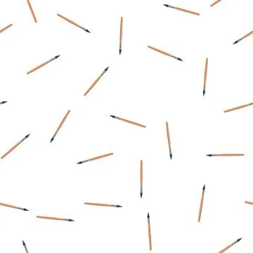 Pattern equipment artist paint brush cartoon vector Illustrazione stock