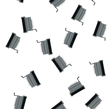 Pattern equipment binding machine cartoon vector Stock Illustration