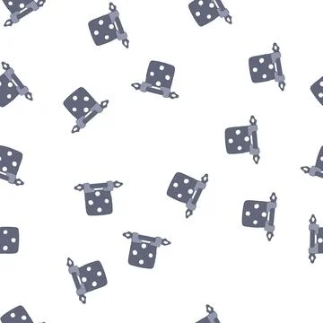 Pattern equipment door hinge cartoon vector Stock Illustration