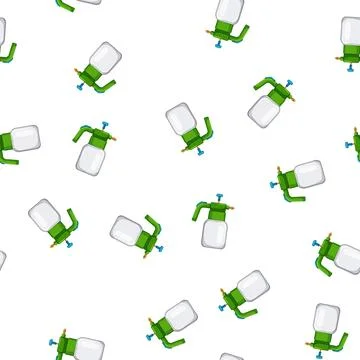 Pattern equipment garden sprayer cartoon vector sign color Stock Illustration