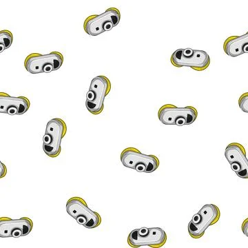 Pattern equipment glass cleaning robot cartoon vector Stock Illustration