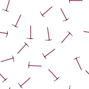 Pattern equipment ice axe cartoon vector 스톡 일러스트