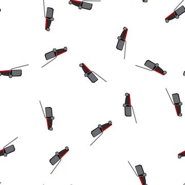Pattern equipment lawn mower cartoon vector 스톡 일러스트