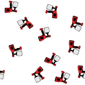 Pattern er paint sprayer cartoon vector Stock Illustration
