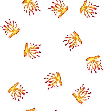Pattern eruption liquid lava cartoon vector Stock Illustration