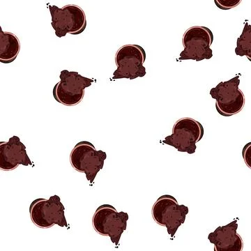 Pattern espresso capsule coffee cartoon vector Stock Illustration