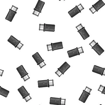 Pattern espresso coffee grinder electric cartoon vector Stock Illustration