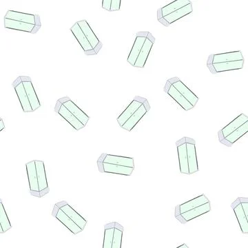 Pattern et shower cabin cartoon vector Stockillustratie