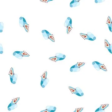 Pattern ethnic boho rug cartoon vector Illustrazione stock
