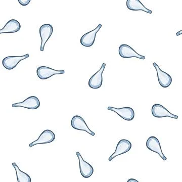 Pattern evaporation water drops cartoon vector Stockillustratie