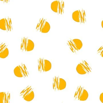 Pattern evening sunset cartoon vector Illustrazione stock