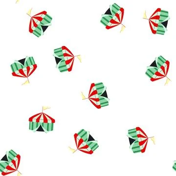 Pattern event circus tent cartoon vector イラスト素材