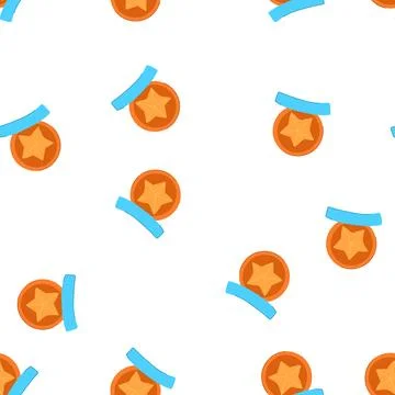 Pattern excellence star badge cartoon vector Stockillustratie