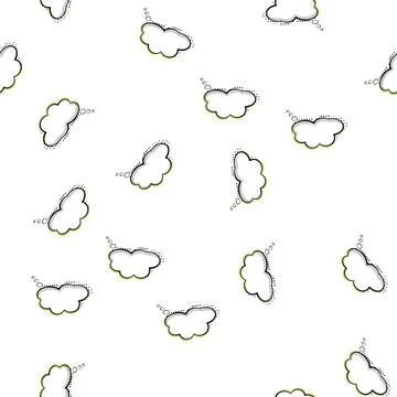 Pattern exclamation comic speech bubble cartoon vector Illustrazione stock