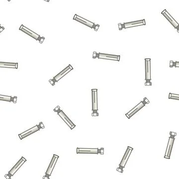 Pattern Expansion bolt holding mechanism for construction applications Illustrazione stock