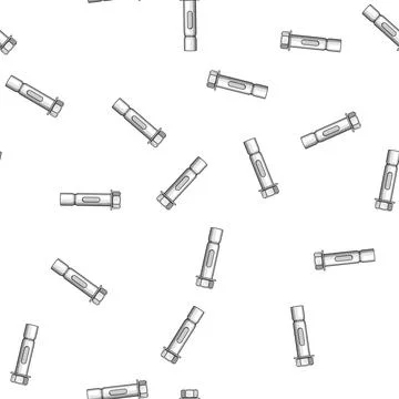 Pattern Expansion bolt providing secure fastening in construction イラスト素材