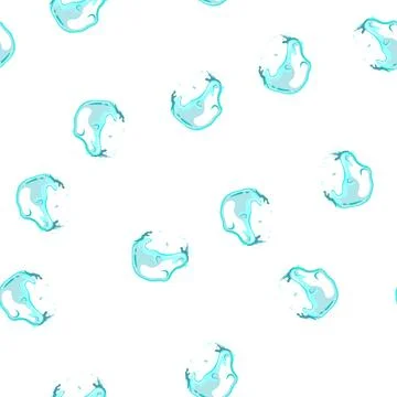 Pattern explode soap bubble explosion cartoon vector Stock Illustration