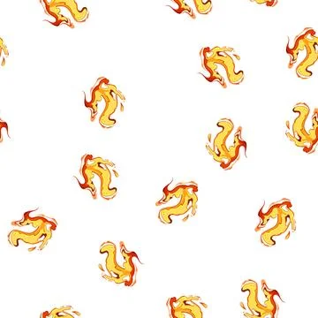 Pattern explosion lava splash cartoon vector イラスト素材