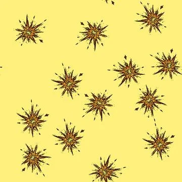 Pattern explosive explosion bomb sketch hand drawn Stockillustratie