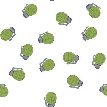 Pattern explosive grenade cartoon vector イラスト素材