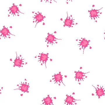 Pattern expressive paint splatters cartoon vector Stock Illustration
