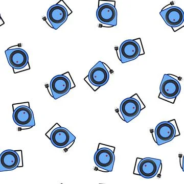 Pattern Extension cord reel charging a mobile device Illustrazione stock