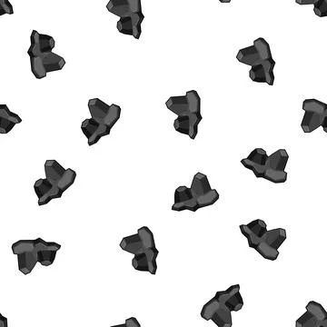 Pattern extraction coal ore cartoon vector Stock Illustration