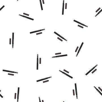 Pattern eyeliner eyebrow pencil cartoon vector Stock Illustration