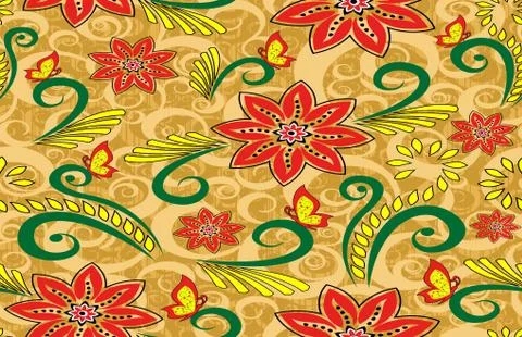 Pattern fabric background Stock Illustration