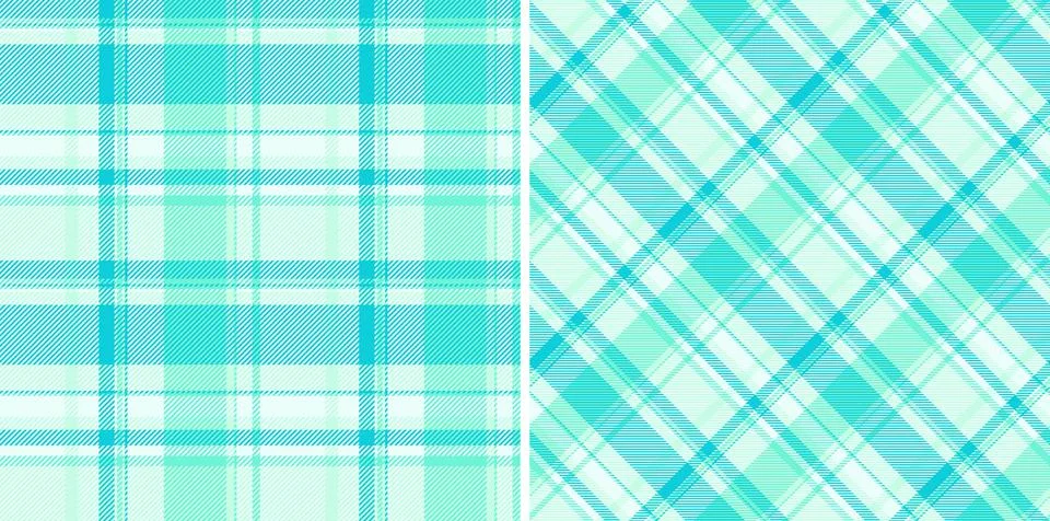 Pattern fabric background of seamless texture plaid with a tartan vector ch.. Stock Illustration