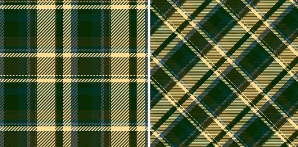 Pattern fabric check of background vector seamless with a texture tartan te.. Illustrazione stock