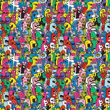 Pattern For Fabric Print Stock Illustration