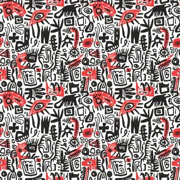 Pattern For Fabric Print Illustrazione stock