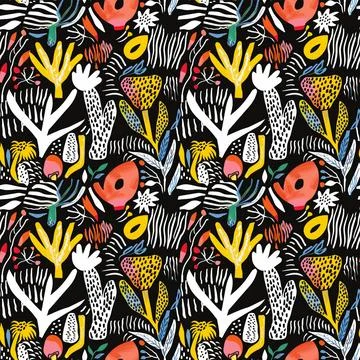 Pattern For Fabric Print Stock Illustration