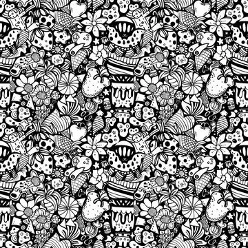 Pattern For Fabric Print Stock Illustration