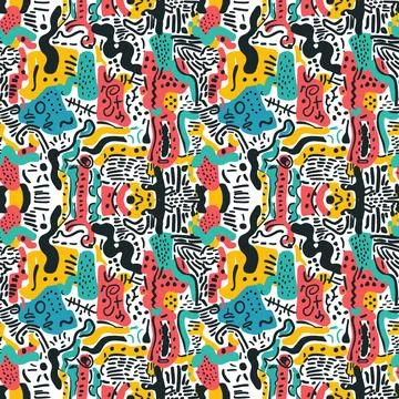 Pattern For Fabric Print Stock Illustration