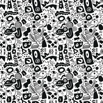 Pattern For Fabric Print Stock Illustration