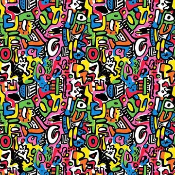 Pattern For Fabric Print Stock Illustration