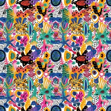 Pattern For Fabric Print Stock Illustration