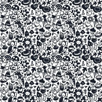 Pattern For Fabric Print Stock Illustration