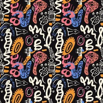 Pattern For Fabric Print Stock Illustration