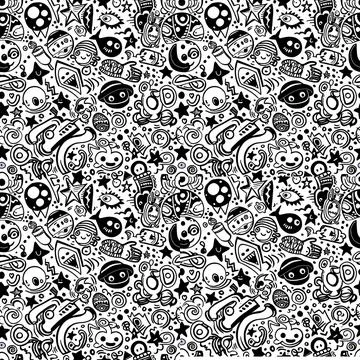 Pattern For Fabric Print Stock Illustration