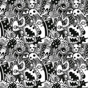 Pattern For Fabric Print Stock Illustration