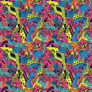 Pattern For Fabric Print Stock Illustration