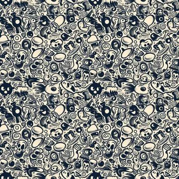 Pattern For Fabric Print Stock Illustration