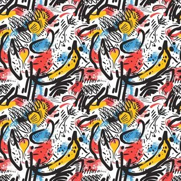 Pattern For Fabric Print Stock Illustration