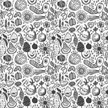 Pattern For Fabric Print Stock Illustration
