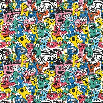 Pattern For Fabric Print Stock Illustration