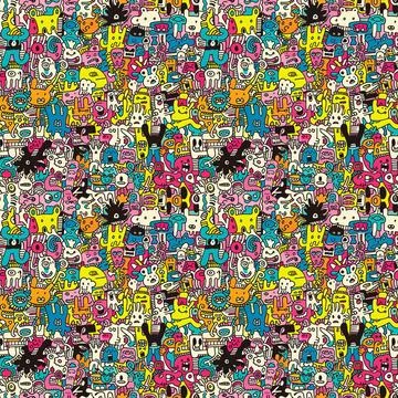Pattern For Fabric Print Stock Illustration